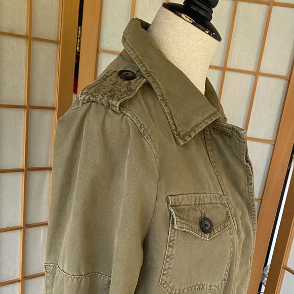Banana Republic Green Utility Jacket SZ S - Picture 5 of 12